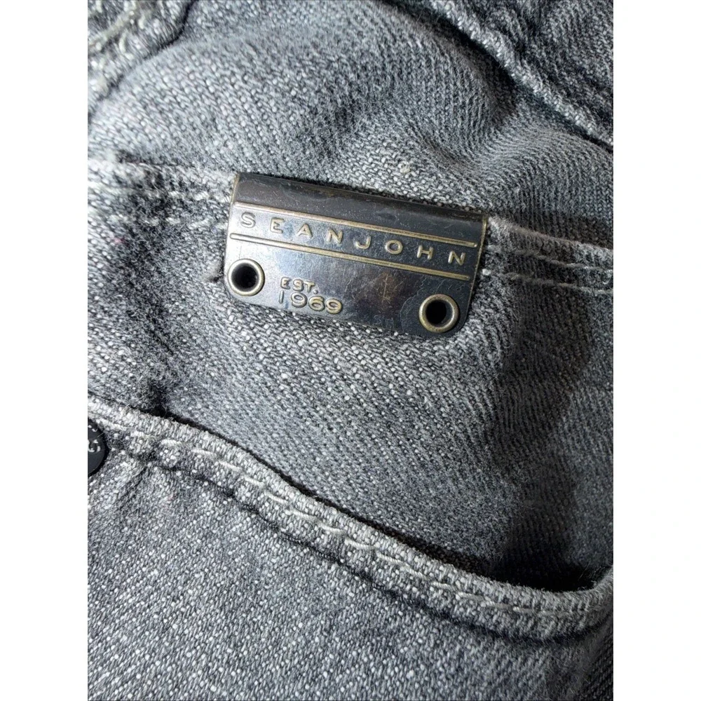 Sean John Hamilton Classic Relaxed Fit Jeans Mens Size 32‎  Gray